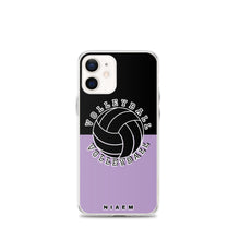 Load image into Gallery viewer, Volleyball iPhone Case (Black &amp; Purple 2)