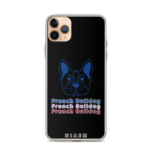 Load image into Gallery viewer, Blue French Bulldog iPhone Case