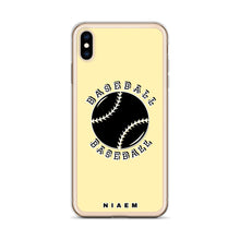 Load image into Gallery viewer, Baseball iPhone Case (Yellow 2)