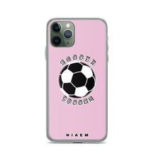 Load image into Gallery viewer, Soccer iPhone Case (Pink 4)