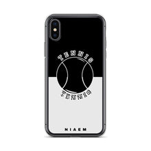 Load image into Gallery viewer, Tennis iPhone Case (Black &amp; Grey 3)