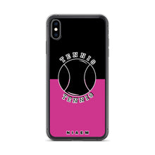 Load image into Gallery viewer, Tennis iPhone Case (Black &amp; Pink 5)