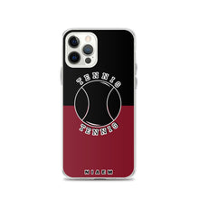 Load image into Gallery viewer, Tennis iPhone Case (Black &amp; Red 2)