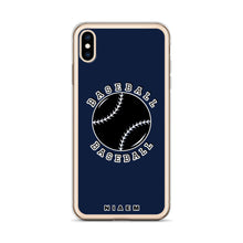 Load image into Gallery viewer, Baseball iPhone Case (Navy)