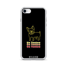 Load image into Gallery viewer, Yellow Un Toutou iPhone Case