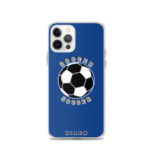 Load image into Gallery viewer, Soccer iPhone Case (Blue 2)