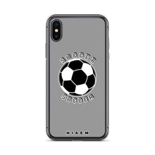 Load image into Gallery viewer, Soccer iPhone Case (Grey 1)