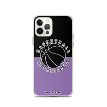 Load image into Gallery viewer, Basketball iPhone Case (Black &amp; Purple 1)