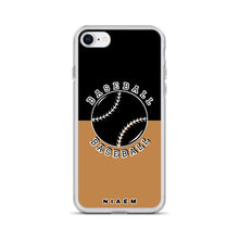 Load image into Gallery viewer, Baseball iPhone Case (Black &amp; Nude)
