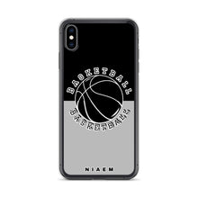 Load image into Gallery viewer, Basketball iPhone Case (Black &amp; Grey 2)
