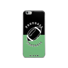 Load image into Gallery viewer, American Football iPhone Case (Black &amp; Green 4)