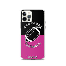 Load image into Gallery viewer, American Football iPhone Case (Black &amp; Pink)