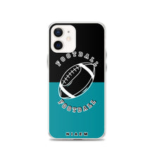 Load image into Gallery viewer, American Football iPhone Case (Black &amp; Blue 3)