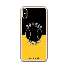 Load image into Gallery viewer, Tennis iPhone Case (Black &amp; Yellow)
