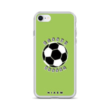 Load image into Gallery viewer, Soccer iPhone Case (Green 3)