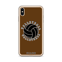 Load image into Gallery viewer, Volleyball iPhone Case (Brown)