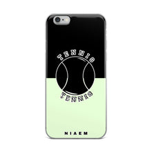 Load image into Gallery viewer, Tennis iPhone Case (Black &amp; Green 2)