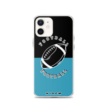 Load image into Gallery viewer, American Football iPhone Case (Black &amp; Blue)