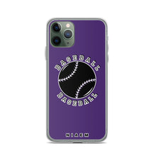 Load image into Gallery viewer, Baseball iPhone Case (Purple)