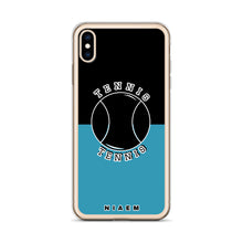 Load image into Gallery viewer, Tennis iPhone Case (Black &amp; Blue)