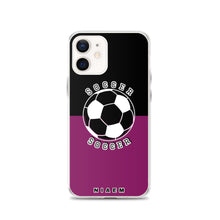 Load image into Gallery viewer, Soccer iPhone Case (Black &amp; Pink 6)
