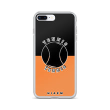 Load image into Gallery viewer, Tennis iPhone Case (Black &amp; Orange 1)