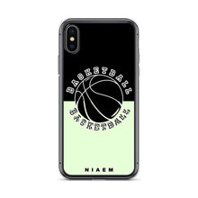 Load image into Gallery viewer, Basketball iPhone Case (Black &amp; Green 2)