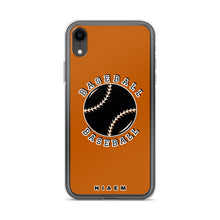 Load image into Gallery viewer, Baseball iPhone Case (Brown 1)