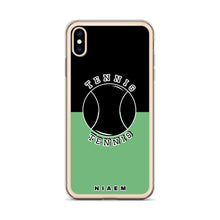 Load image into Gallery viewer, Tennis iPhone Case (Black &amp; Green 4)