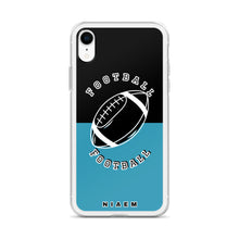 Load image into Gallery viewer, American Football iPhone Case (Black &amp; Blue)