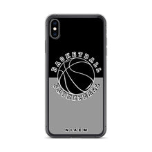 Load image into Gallery viewer, Basketball iPhone Case (Black &amp; Grey 1)