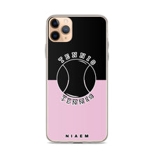 Load image into Gallery viewer, Tennis iPhone Case (Black &amp; Pink 4)