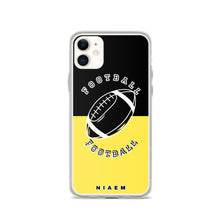 Load image into Gallery viewer, American Football iPhone Case (Black &amp; Yellow 1)