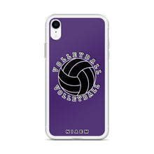 Load image into Gallery viewer, Volleyball iPhone Case (Purple)