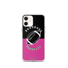 Load image into Gallery viewer, American Football iPhone Case (Black &amp; Pink 5)