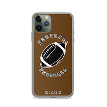 Load image into Gallery viewer, American Football iPhone Case (Brown)