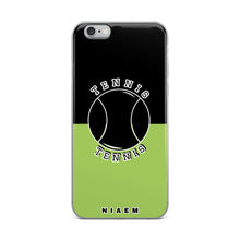 Load image into Gallery viewer, Tennis iPhone Case (Black &amp; Green 3)