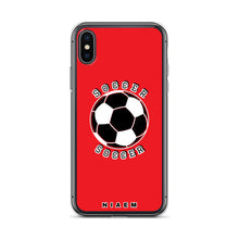 Load image into Gallery viewer, Soccer iPhone Case (Red 1)