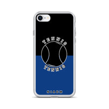 Load image into Gallery viewer, Tennis iPhone Case (Black &amp; Blue 2)