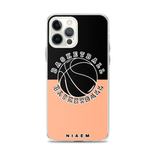 Load image into Gallery viewer, Basketball iPhone Case (Black &amp; Orange 2)