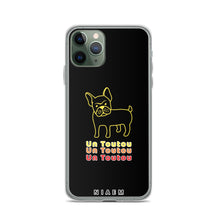Load image into Gallery viewer, Yellow Un Toutou iPhone Case