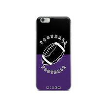 Load image into Gallery viewer, American Football iPhone Case (Black &amp; Purple)