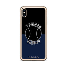 Load image into Gallery viewer, Tennis iPhone Case (Black &amp; Navy)