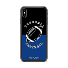 Load image into Gallery viewer, American Football iPhone Case (Black &amp; Blue 2)