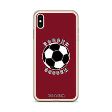 Load image into Gallery viewer, Soccer iPhone Case (Red 2)