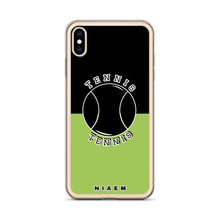 Load image into Gallery viewer, Tennis iPhone Case (Black &amp; Green 3)