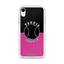 Load image into Gallery viewer, Tennis iPhone Case (Black &amp; Pink 5)