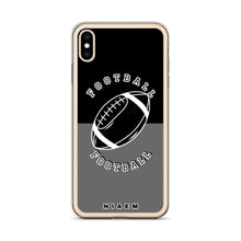 Load image into Gallery viewer, American Football iPhone Case (Black &amp; Grey)