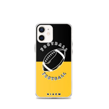 Load image into Gallery viewer, American Football iPhone Case (Black &amp; Yellow)