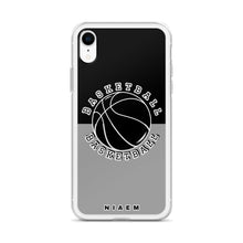 Load image into Gallery viewer, Basketball iPhone Case (Black &amp; Grey 1)